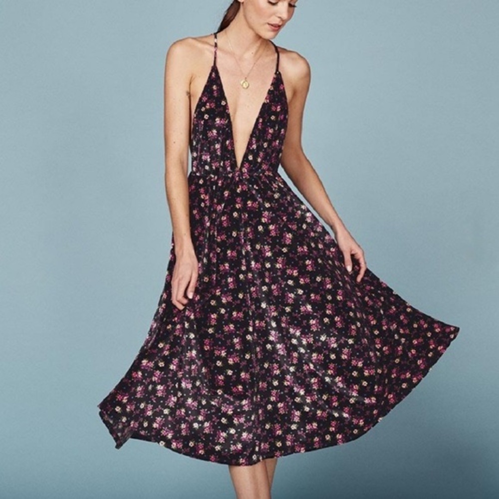 Reformation Floral Coppola Dress